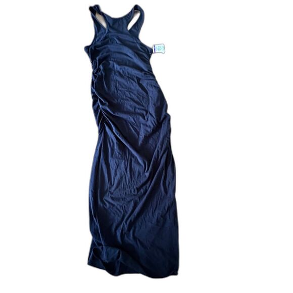 James Perse Black Ruched Tank Maxi Dress | Size 3 (US 6) Sleeveless New - Picture 4 of 8